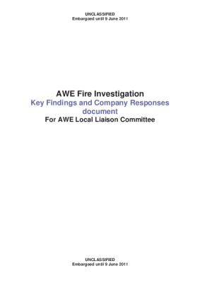 Fire Investigation Report for LLC