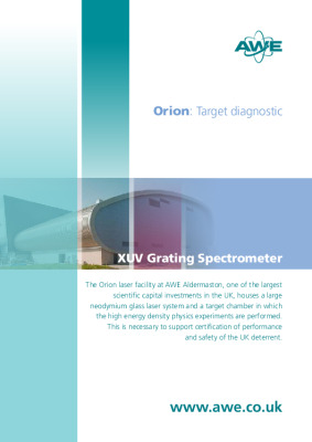 Orion – XUV Grating Spectrometer