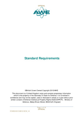 Standard Requirements PDF August