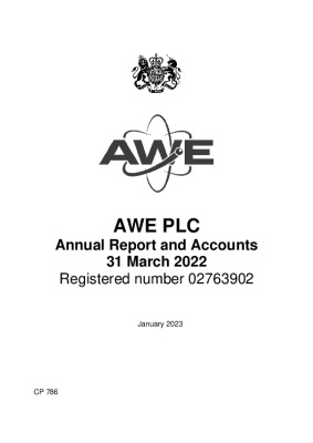AWE Annual Report and Accounts 2021-22