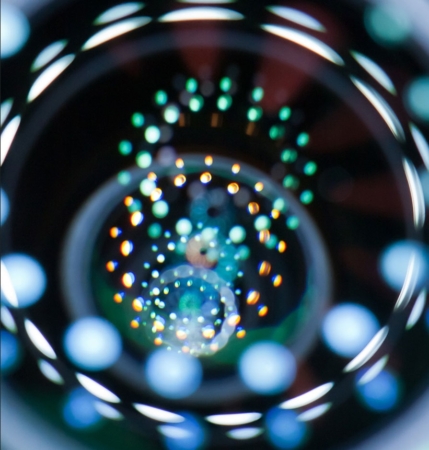 Feature image Multicoloured light circles