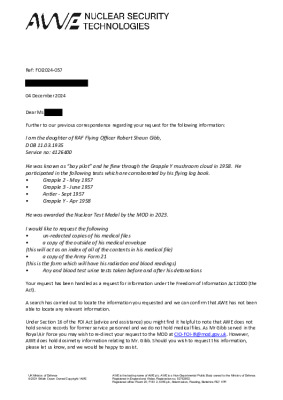 FOI Request – Medical Record