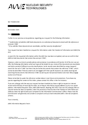 FOI Request – CINO