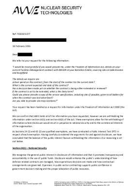 FOI Request – EMCOR