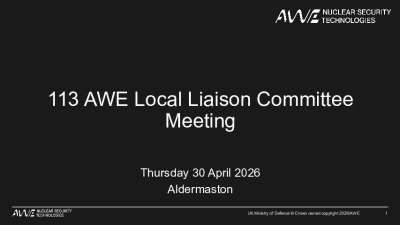113 LLC Meeting Slide Deck – April 2026