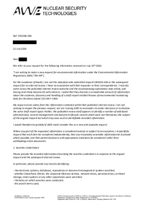 FOI Request – Follow up to EIR2025-038