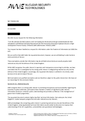 FOI Request – HSE Document Request